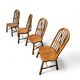 4 x Welsh stick back chairs