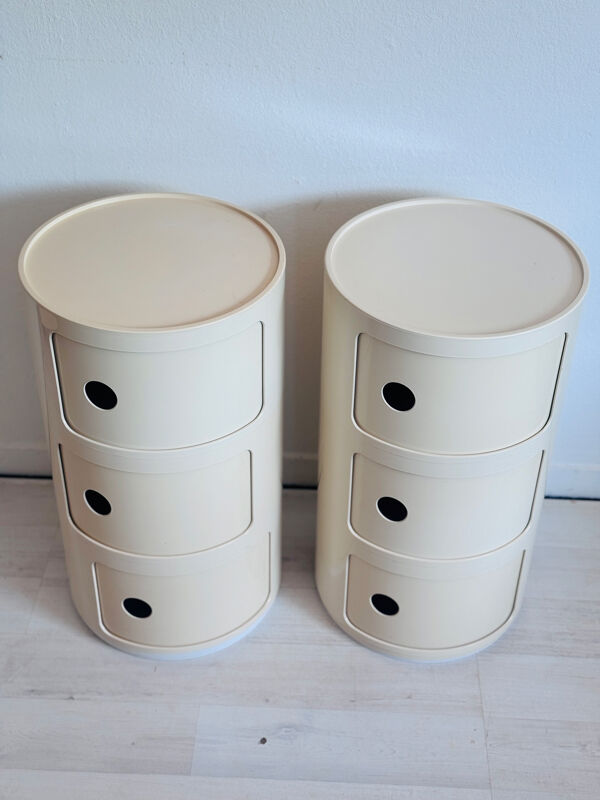 Componibili ronds vintage de Kartell