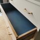 Commode vintage pieds compas
