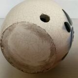 Art Deco stencil pattern lamp base