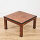 Coffee table in elm burl - 1970s