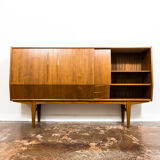Danish Teak Highboard, 1960s