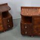 1935s pair of rare Art Deco bedside tables, Czechoslovakia