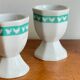 VINTAGE Ceramic COQUETIERS