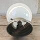 White opaline glass ball ceiling light
