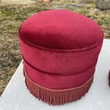 Pair of poufs