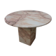 Pink marble dining table