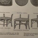 2 Cambier caned bistro chairs Belgium 1920 - No. 233 -