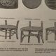 2 Cambier caned bistro chairs Belgium 1920 - No. 233 -