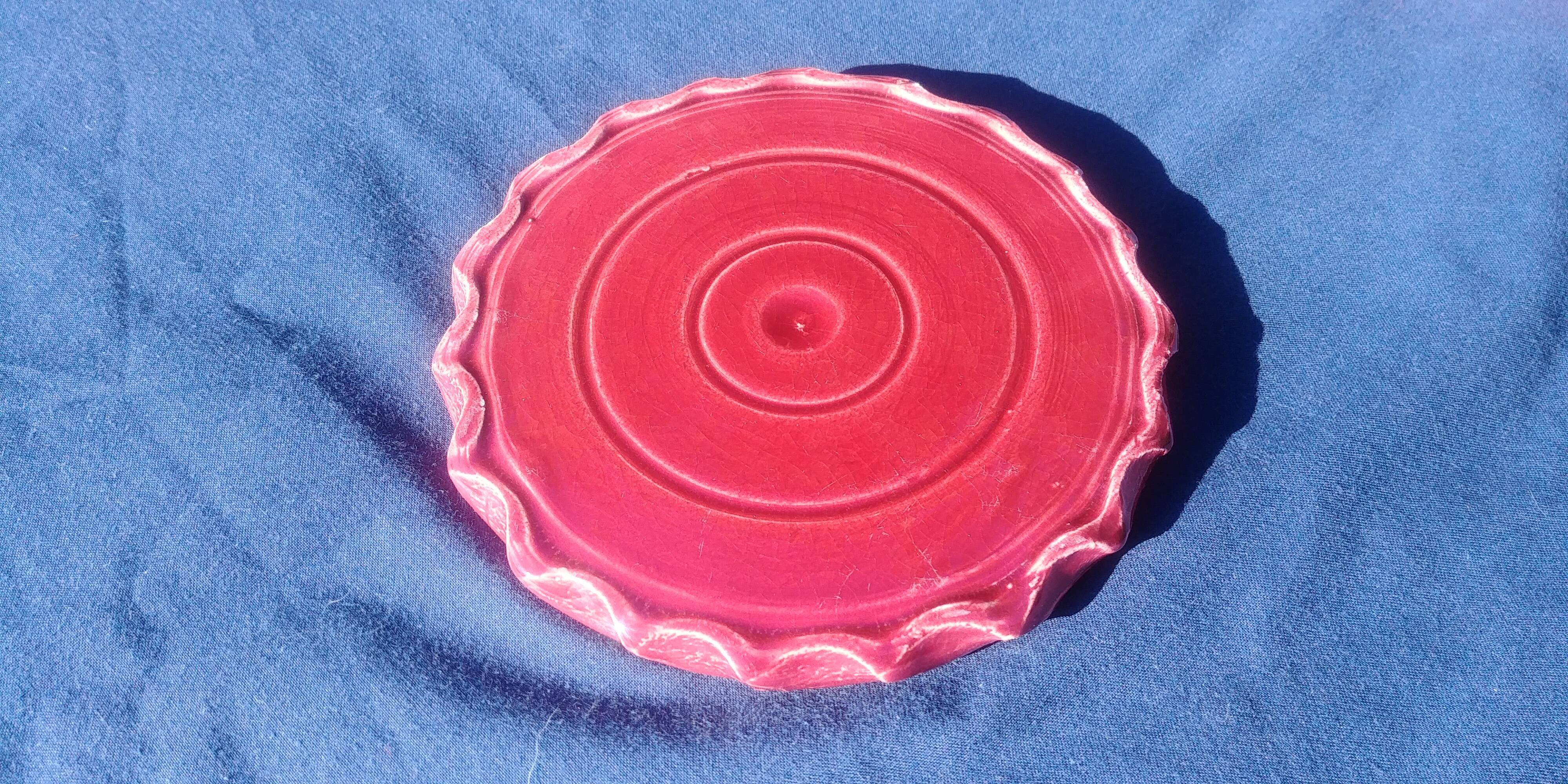 Set of trivets and two coasters Vallauris Grandjean-Jourdan 50-60s