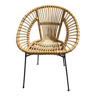 Chaise en rotin