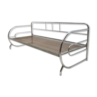 Chrome Bauhaus Sofa by Slezák Company, Bohemia, 1930 ´s