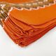 Serviettes de table tissu orange 70