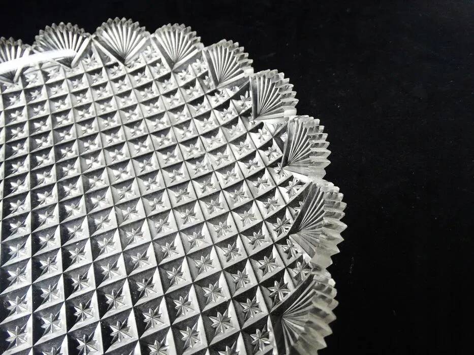 M5o crystal plate art deco vienna cut