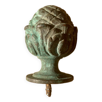 Pomme de Pin en Bronze boule de rampe d’escaliers ?
