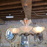 Ezan Art Deco 6-light chandelier