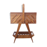 Light wood sewing bakset
