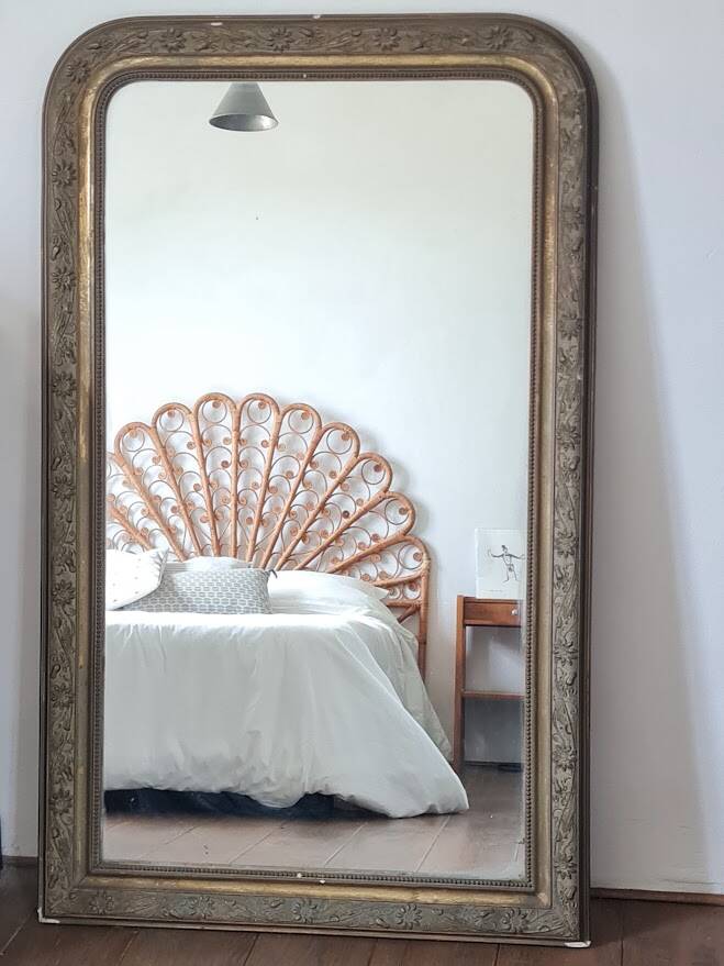 Large Louis Philippe mirror 137 x 83