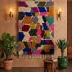 Beni Ouarain rug artisanal – unique contemporary Berber piece