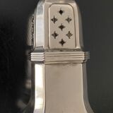 1 sucrier saupoudreur en métal couleur argent