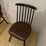 Set of 5 Tapiovaara chairs model Fanett