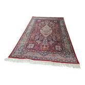 Tapis persan Tabriz vintage en laine sur coton noué main