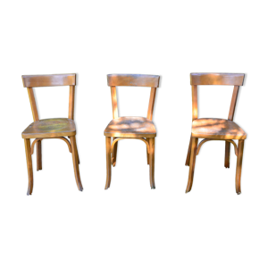3 chaises adultes baumann