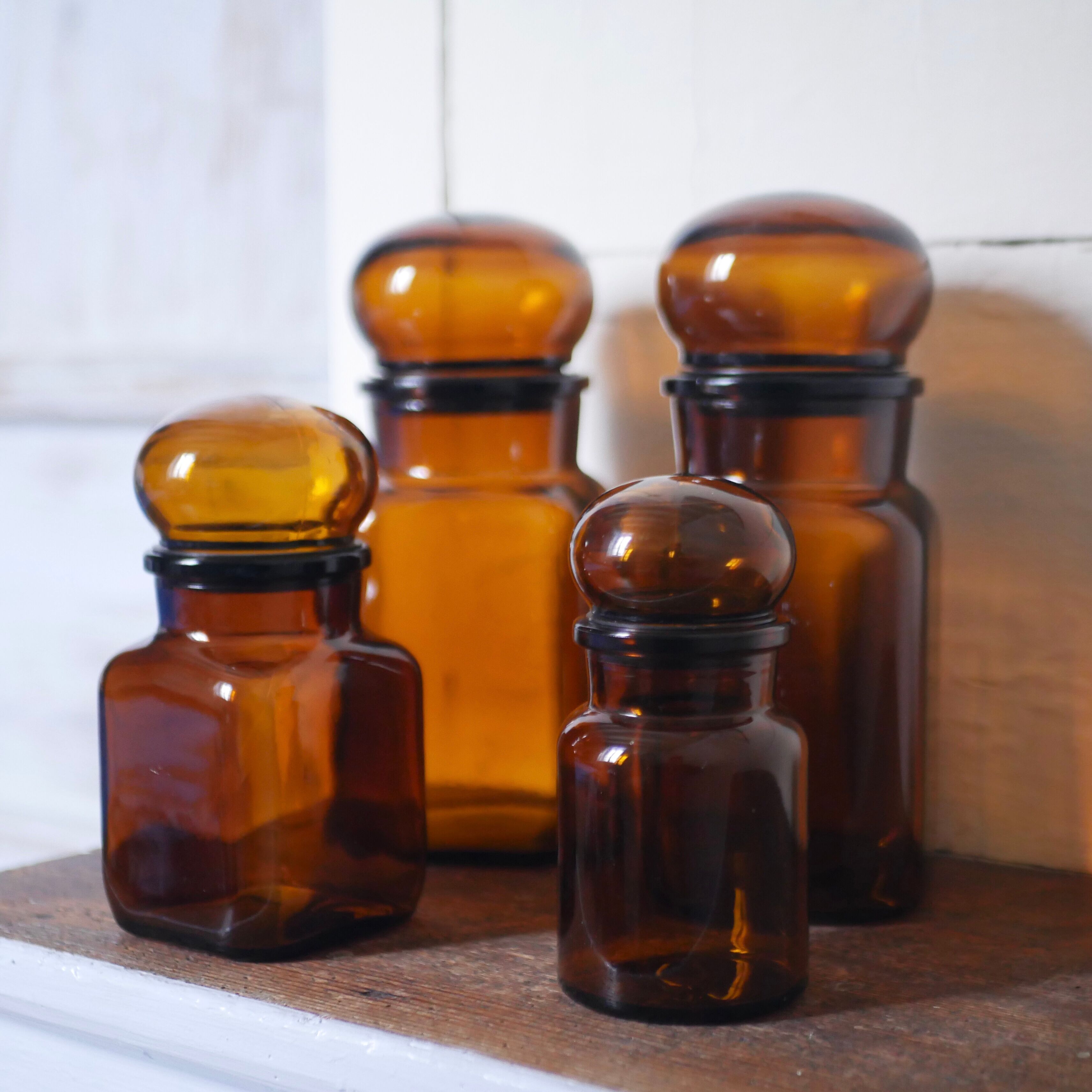 Apothecary bottles
