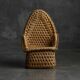 Vernacular Woven Straw Armchair, France, Early 20th Century