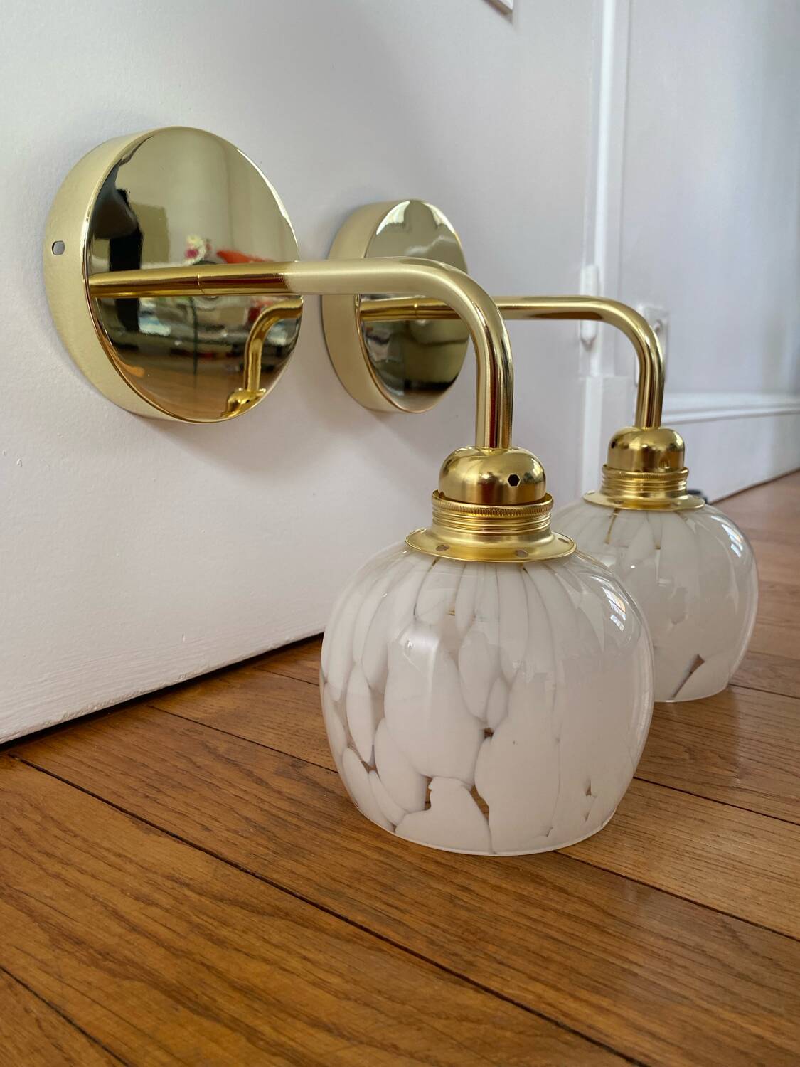 Pair of vintage wall lights