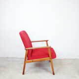 Red feet compass Chair wood
