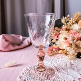 6 two-tone Rosaline white wine glasses
