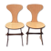 Ensemble de deux chaises italiennes en formica années 1960