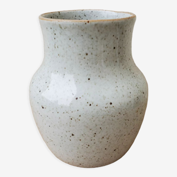 Sandstone vase signed Austruy