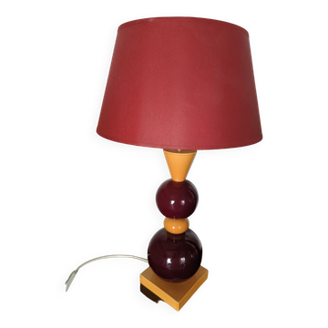 Vintage ceramic lamp 80 menphis style