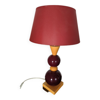 Lampe céramique vintage 80 style menphis
