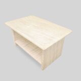 Vintage Italian travertine bedside table