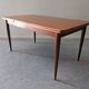Scandinavian extendable teak dining table from the 50s/60s