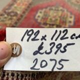 Vintage turkish oushak rug 192x112 cm