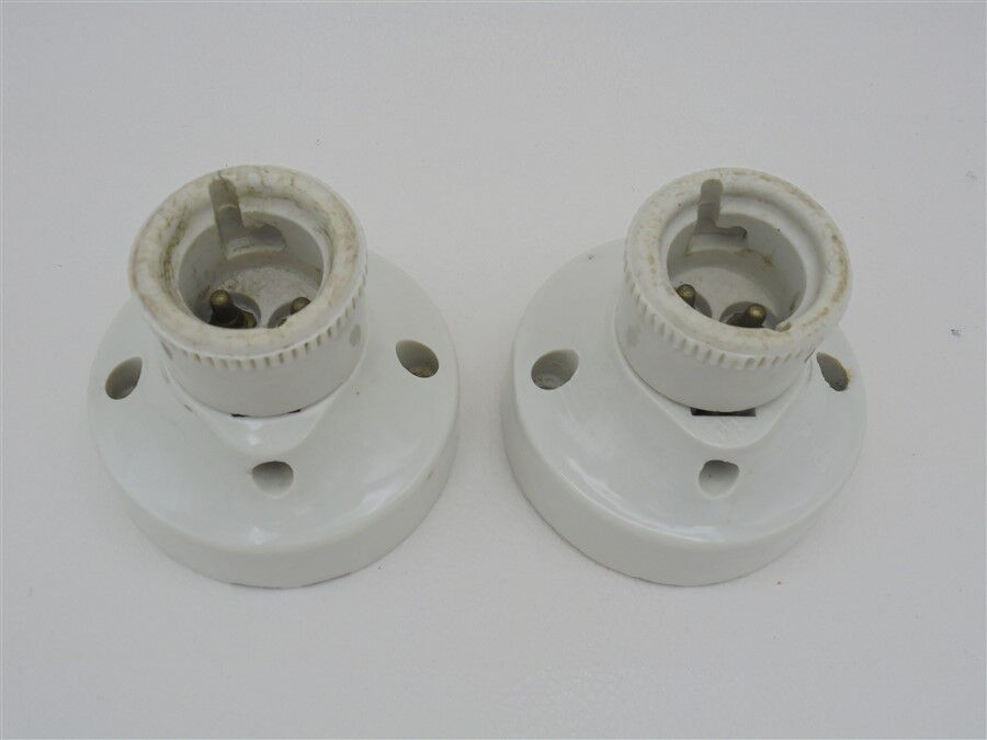 Duo of ceramic wall light