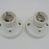 Duo of ceramic wall light