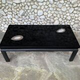 Coffee table inclusion agathes Belgian design 1970