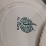 Set of 6 earthenware soup plates St-Amand "Athens"
