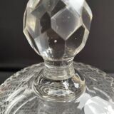 Cut crystal covered pot attributed to Saint Louis