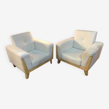 Pair of Scandinavian style armchairs