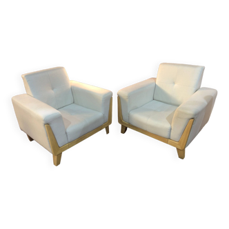 Pair of Scandinavian style armchairs