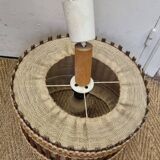 Vintage rattan pendant light