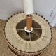 Vintage rattan pendant light