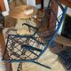Metal armchair