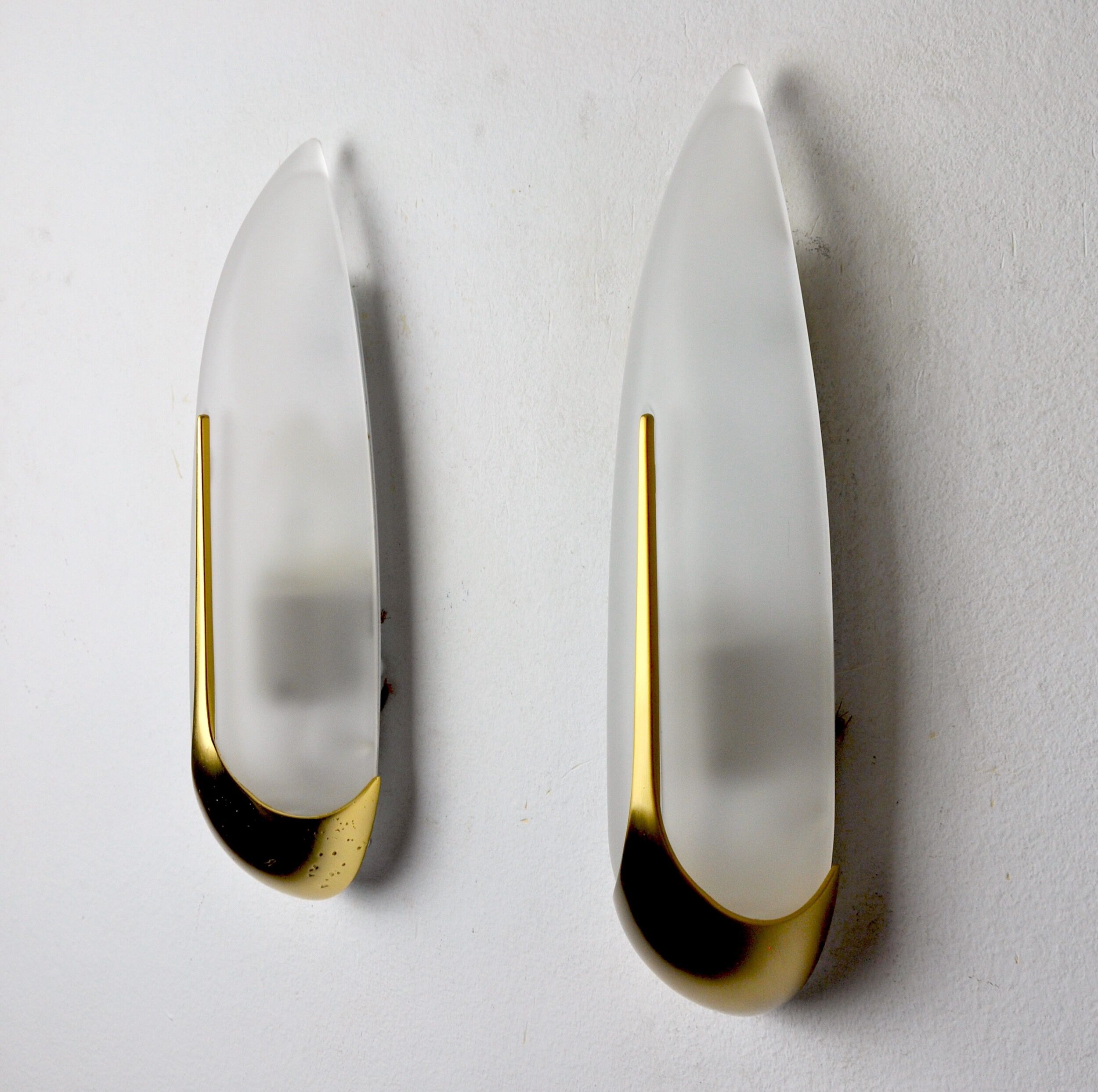 Pair of sconces "ears" idearte spain 1980